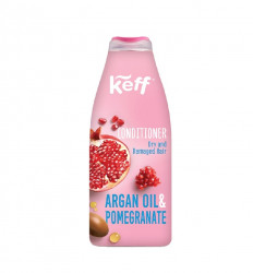 Keff Kondicionér na suché vlasy Granátové jablko & Arganový olej 500 ml