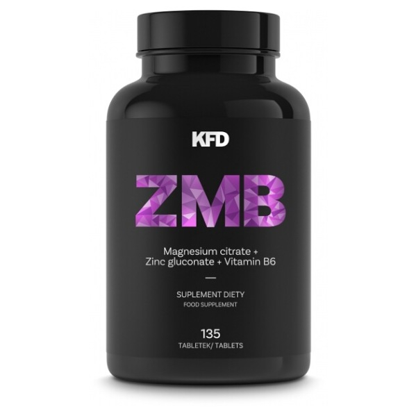 KFD ZMB Magnesium citrát + zinek glukonát + vitamín B6 135 tablet