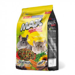 Kiki MAX Menu Chinchilla 800g krmivo pro činčily