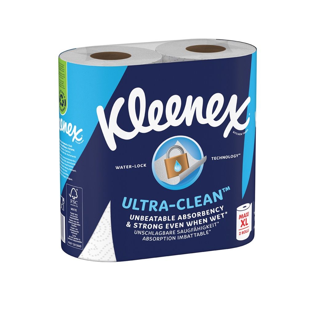 Kleenex Ultra Clean kuchyňské utěrky XL 2 ks