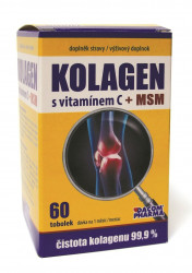 Kolagen s vitamínem C + MSM 60 tobolek