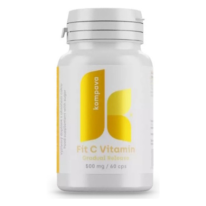 KOMPAVA Fit C Vitamín 500 mg 60 kapslí