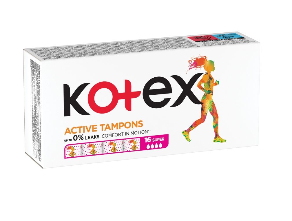 Kotex Active Super tampony 16 ks