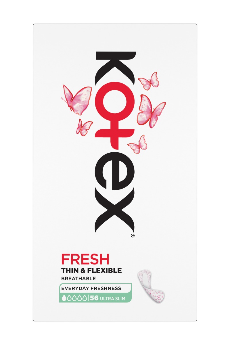 Kotex Fresh Liners Ultra Slim slipové vložky 56 ks