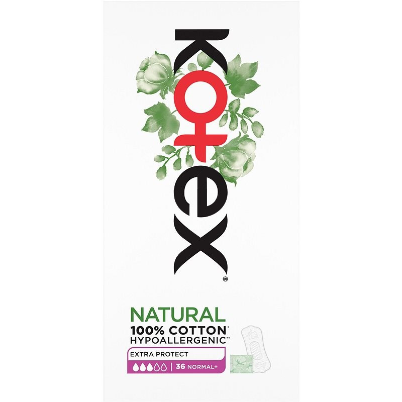 KOTEX® ® Liners Natural Normal+ 36 ks