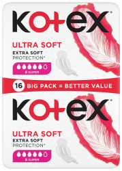 KOTEX® Ultra SOFT Super 16 ks