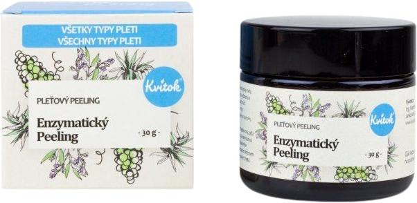 KVITOK Enzymatický peeling pro všechny typy pleti - vyhovuje i citlivé pokožce 30 ml