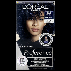 L'ORÉAL PARIS Préférence Vivid Colors permanentní barva na vlasy 1.102 Le Marais 150 ml