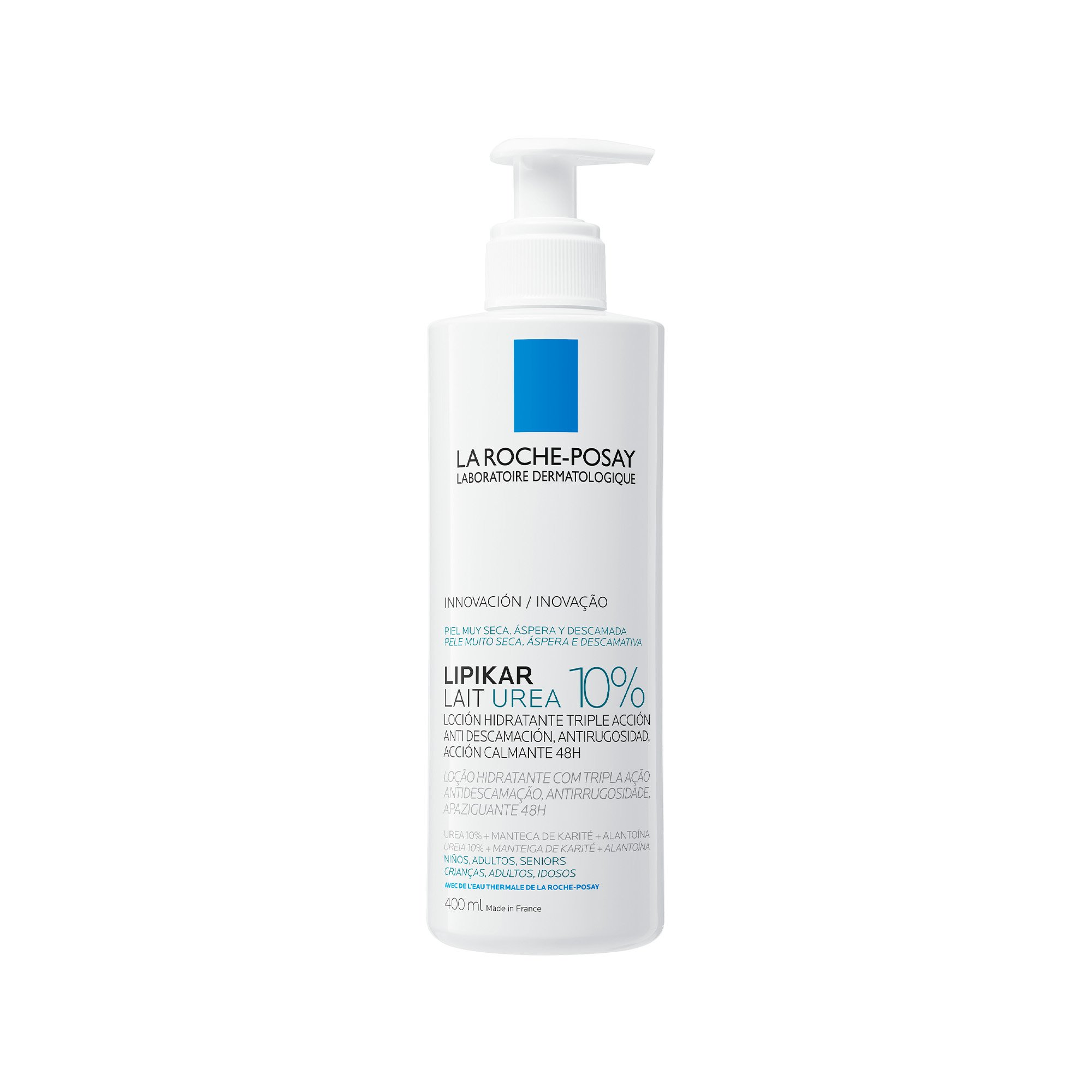 LA ROCHE-POSAY Lipikar 10% UREA tělové mléko pro velmi suchou, drsnou a šupinatou kůži 400 ml