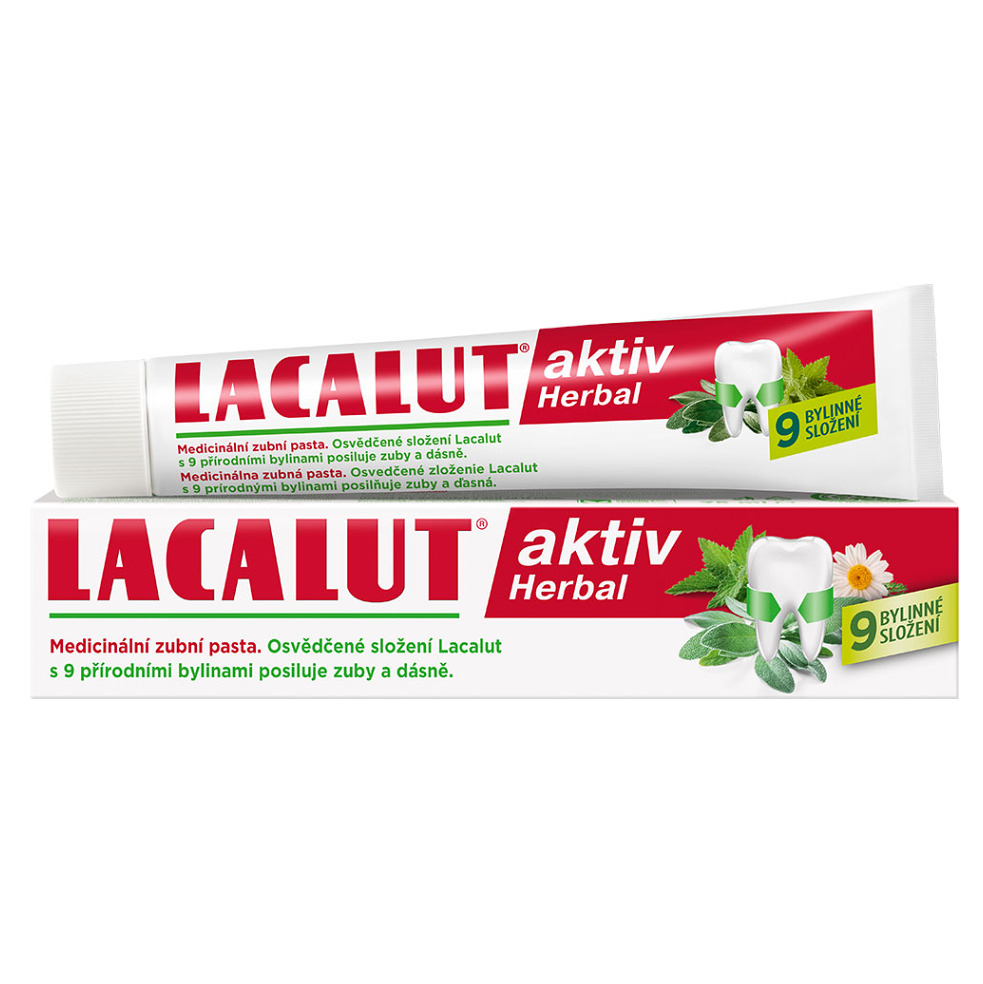 LACALUT Aktiv Zubní pasta Herbal 75 ml