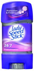 LADY SPEED STICK Gelový antiperspirant Breath of Freshness 65 g