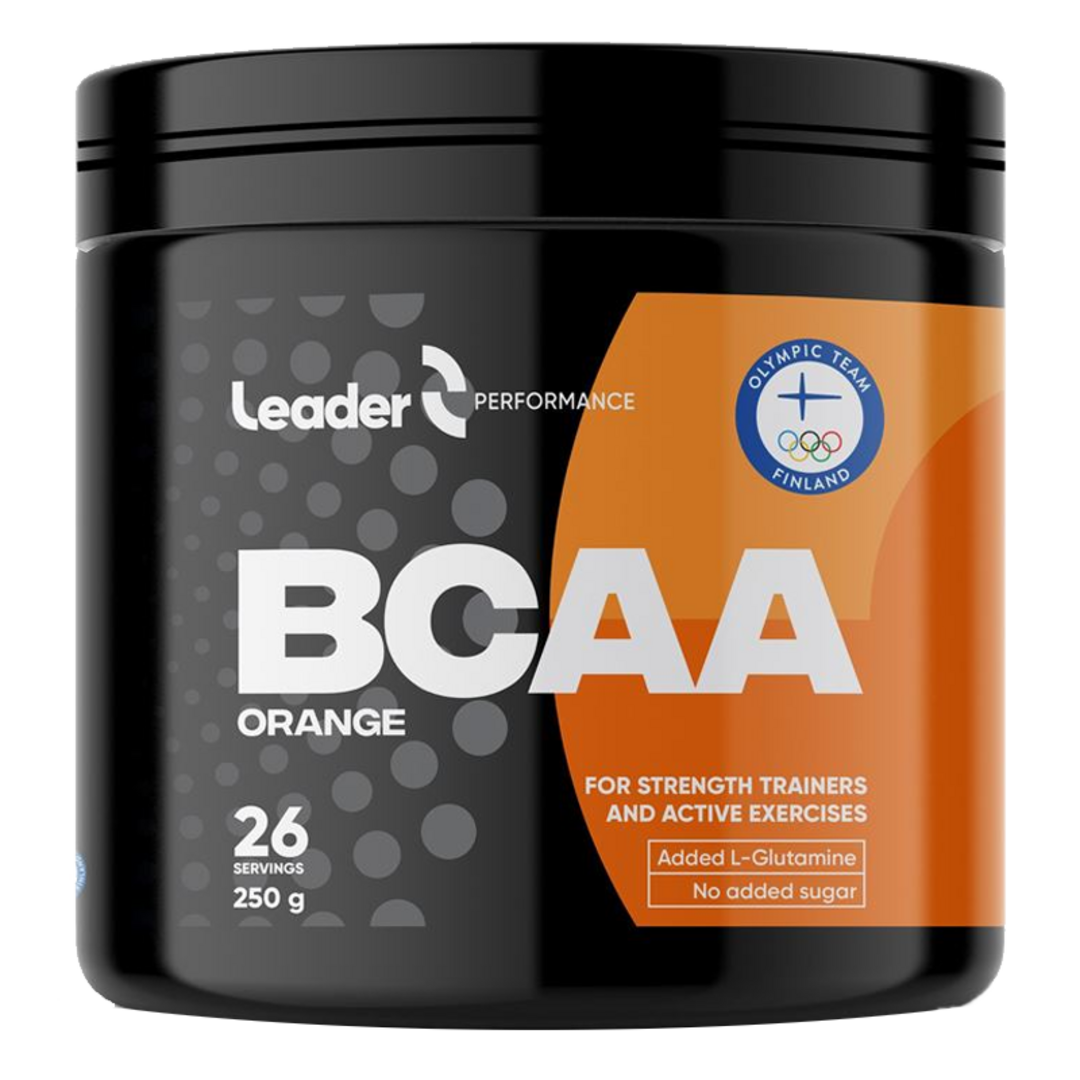 LEADER BCAA 250g - pomeranč