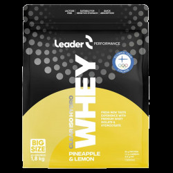 LEADER Clear Iso Hydro Whey Protein 1800g - ananas, citron