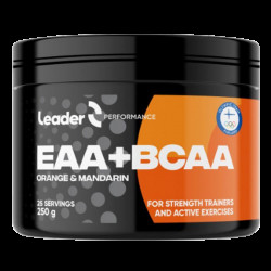 LEADER EAA + BCAA 250g - pomeranč, mandarinka