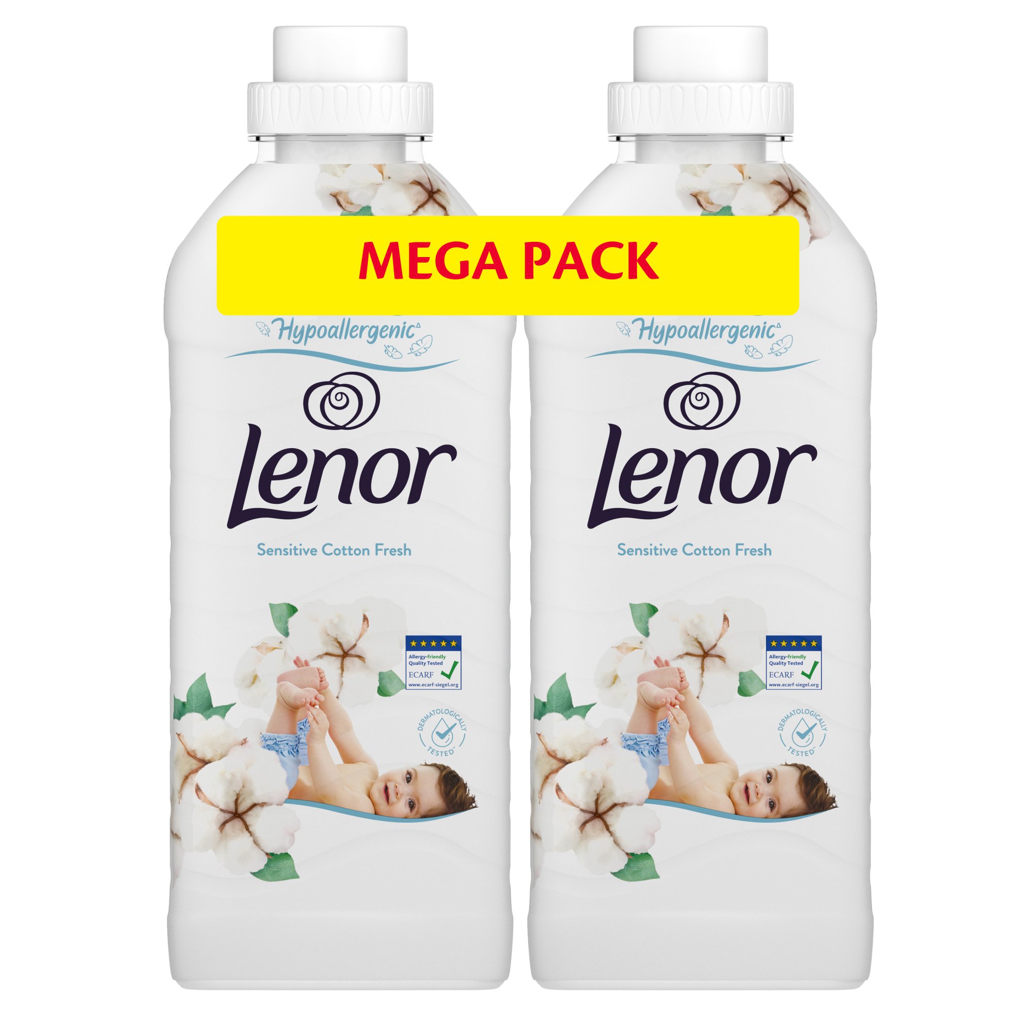 LENOR aviváž Cotton Fresh 2 x 925 ml