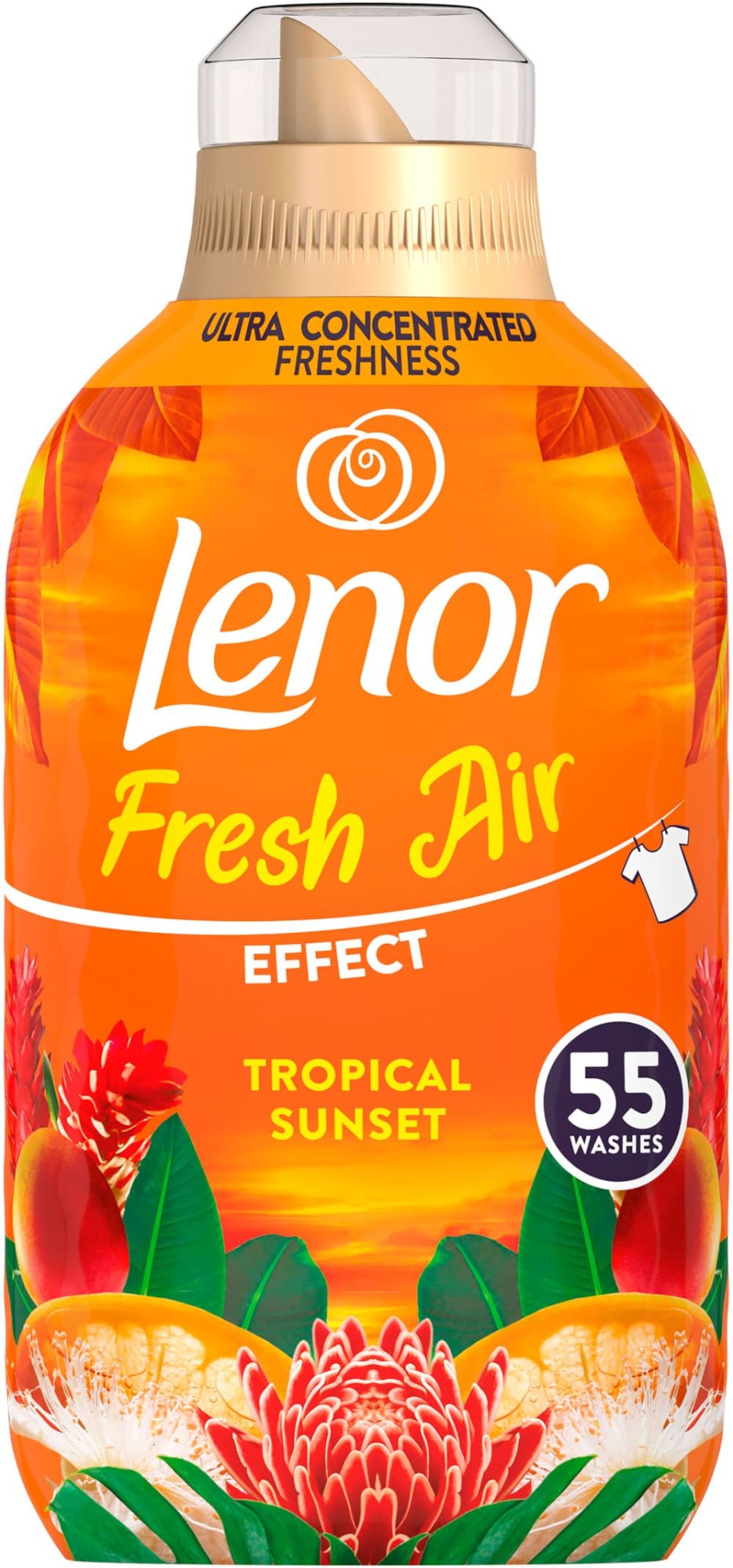 LENOR Fresh Air Effect Tropical Sunset, aviváž (55 pracích dávek) 770 ml