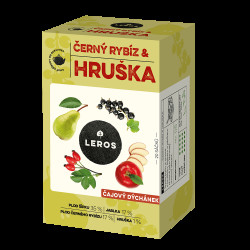 Leros Čajový dýchánek Černý rybíz&hruška 20x2,5 g