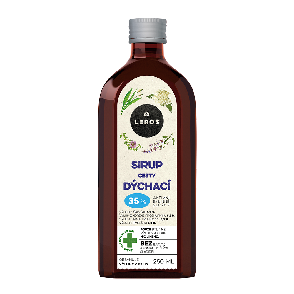 Leros Sirup Cesty dýchací 250 ml