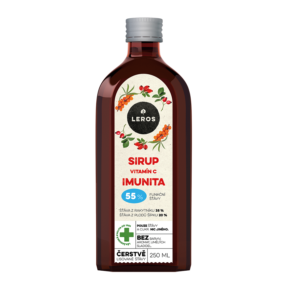 Leros Sirup Vitamín C imunita 250 ml