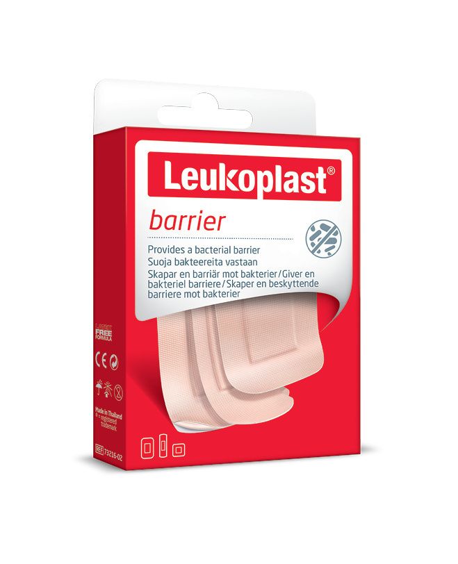 Leukoplast Barrier Náplast voděodolná 3 velikosti 20 ks