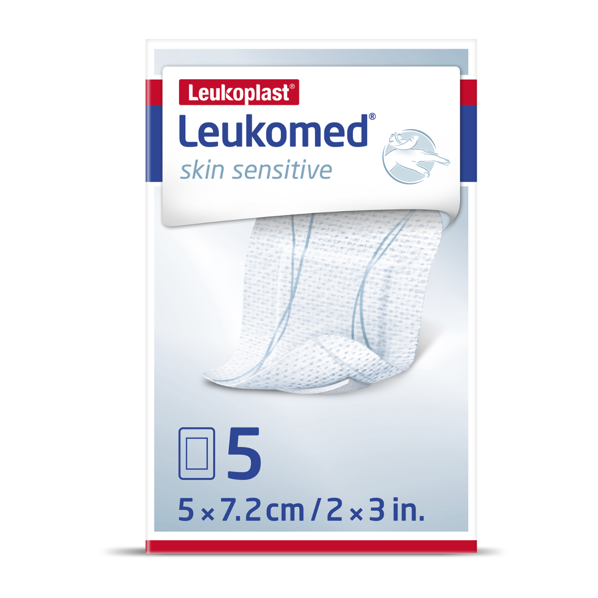 Leukoplast Leukomed Skin Sensitive 5 x 7,2 cm 5 ks