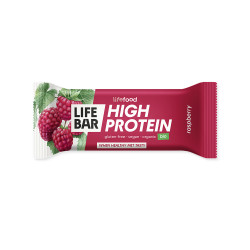 LifeFood Lifebar Protein tyčinka malinová BIO 40 g