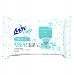 LINTEO Baby Vlhčené ubrousky Aqua 48 ks