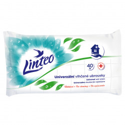 LINTEO Vlhčené úklidové ubrousky univerzální 40 ks