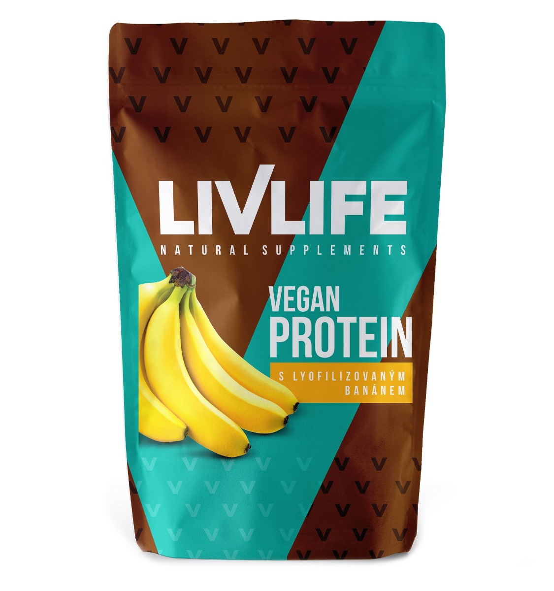 Livlife Vegan Protein s lyofilizovaným banánem 245 g