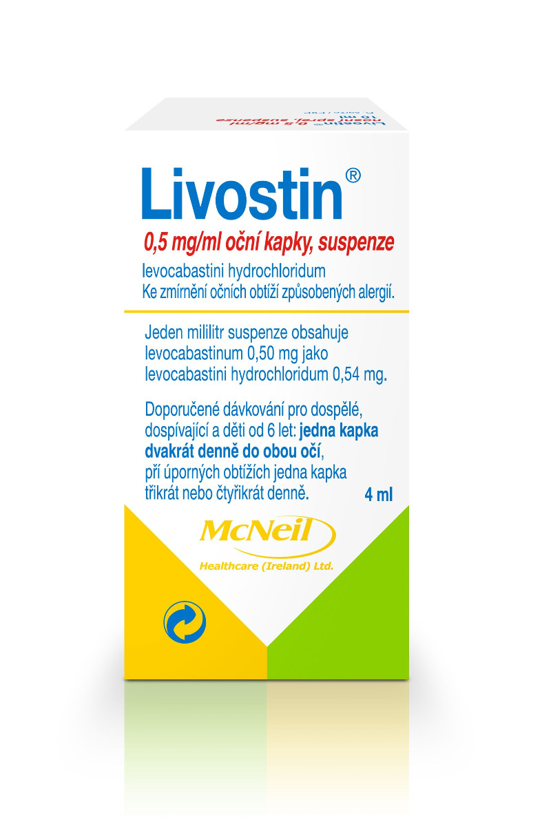 Livostin 0,5 mg/ml oční kapky, suspenze 4 ml