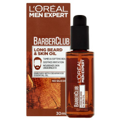 Loréal Paris Barber Club Výživný olej na dlouhé vousy a pleť 30 ml