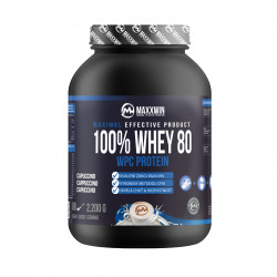 MAXXWIN 100% WHEY 80 capuccino 2200 g