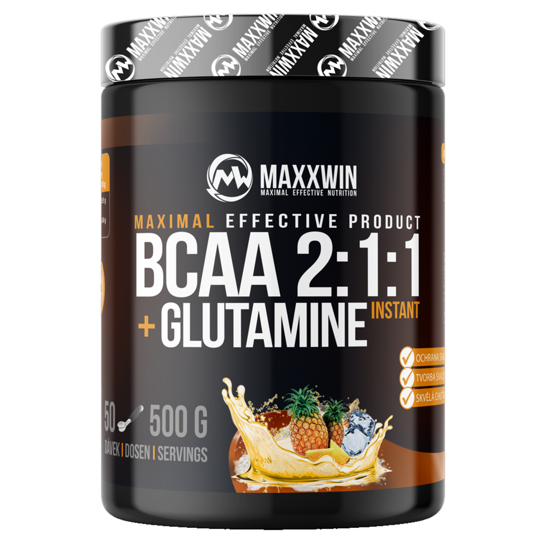 MAXXWIN BCAA + Glutamine 500g - ananas