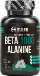 MAXXWIN Beta alanine 1000, 120 kapslí