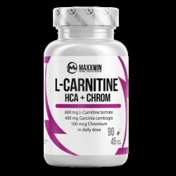 MAXXWIN L-Carnitine + HCA + CHROM - 90 kapslí