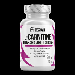 MAXXWIN L-Carnitine Guarana Taurine - 90 kapslí