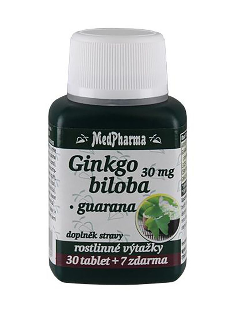 Medpharma Ginkgo biloba 30 mg + Guarana 37 tablet