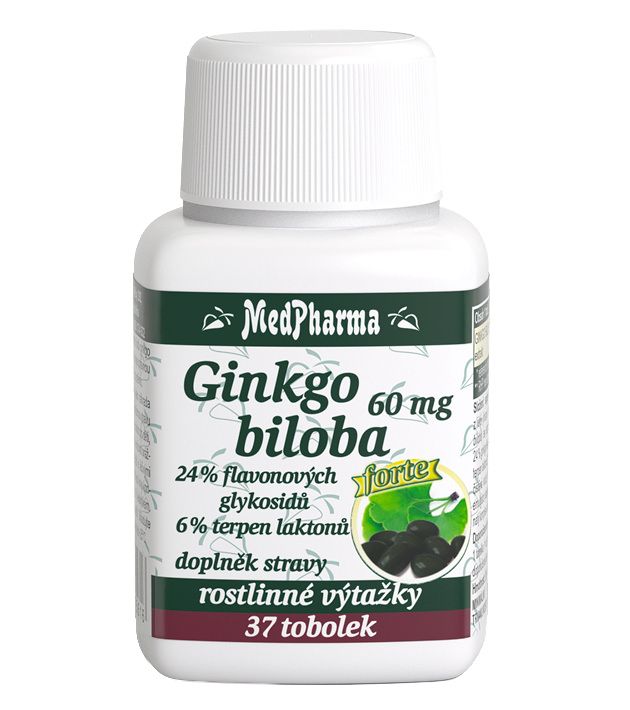 Medpharma Ginkgo biloba 60 mg Forte 37 tobolek