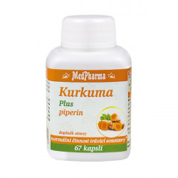 Medpharma Kurkuma Plus piperin 67 kapslí