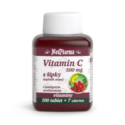 MEDPHARMA Vitamín C 500 mg s šípky 107 tablet