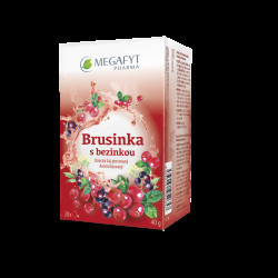 Megafyt Brusinka s bezinkou porcovaný čaj 20x2 g