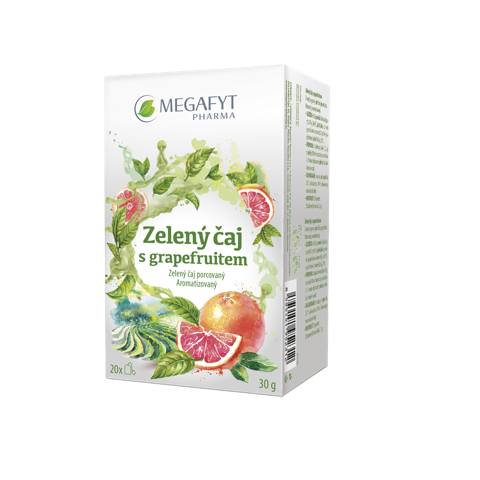 Megafyt Zelený čaj s grapefruitem 20x1,5 g