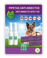 Menforsan Antiparazitní pipety klíšťata blechy komáři 2x1,5 ml