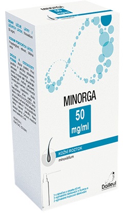 MINORGA 50mg/ml kožní roztok 3 x 60 ml