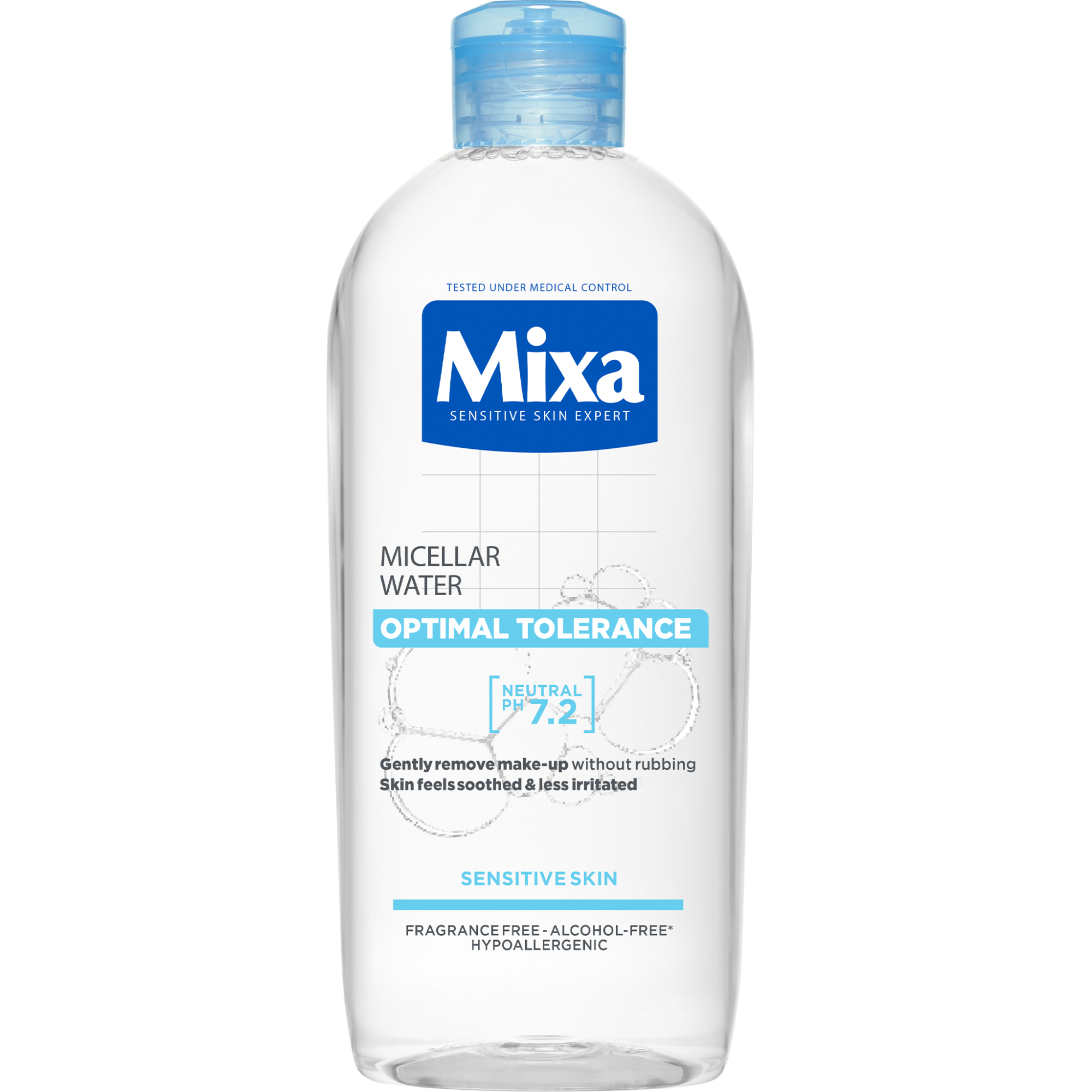 MIXA Optimal Tolerance micelární voda pro citlivou pleť, 400 ml