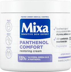 MIXA Panthenol Comfort obnovující tělová péče i pro pokožku se sklonem k atopii, 400 ml