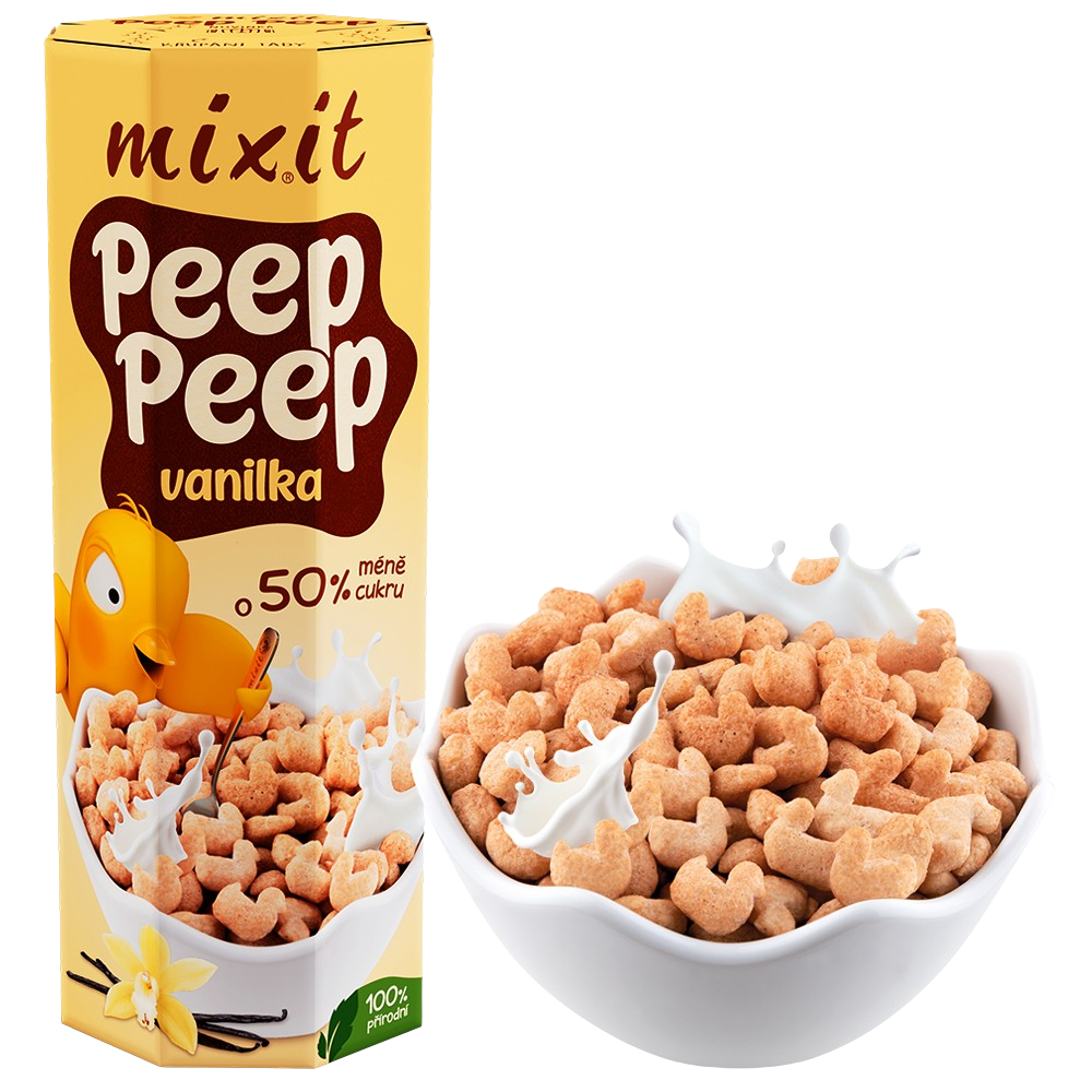 MIXIT Cereálie Peep Peep - vanilka 280 g