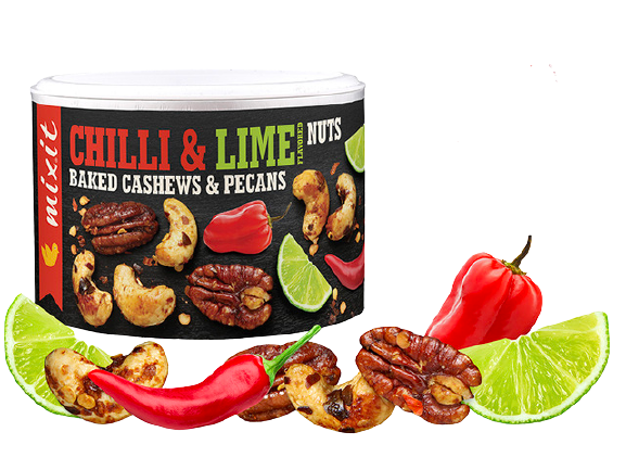 MIXIT Oříšky z pece - habanero chilli a limetka 150 g