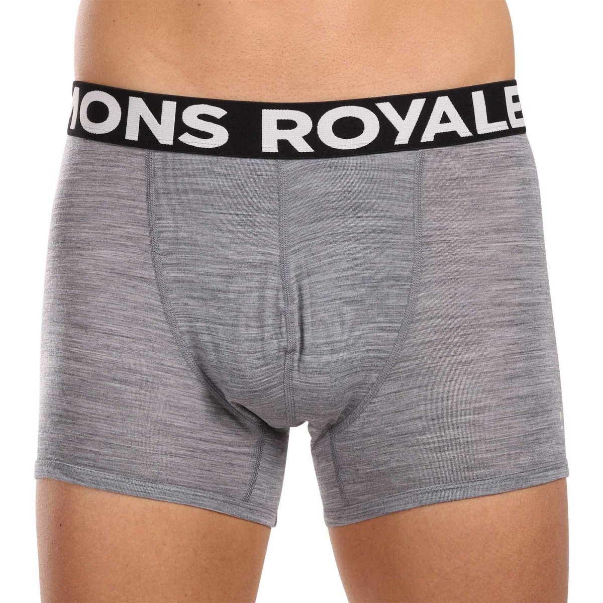 Mons Royale Pánské boxerky šedé (100087-2169-710) XL