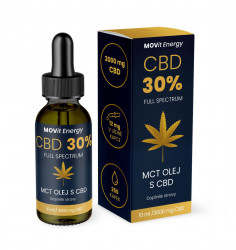 MOVit Energy CBD 30% Full Spectrum MCT olej 10 ml